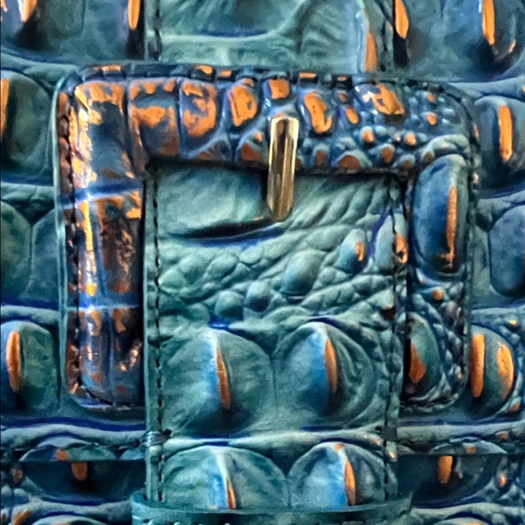 NWOT Brahmin Blue and copper Bag - Picture 9 of 10